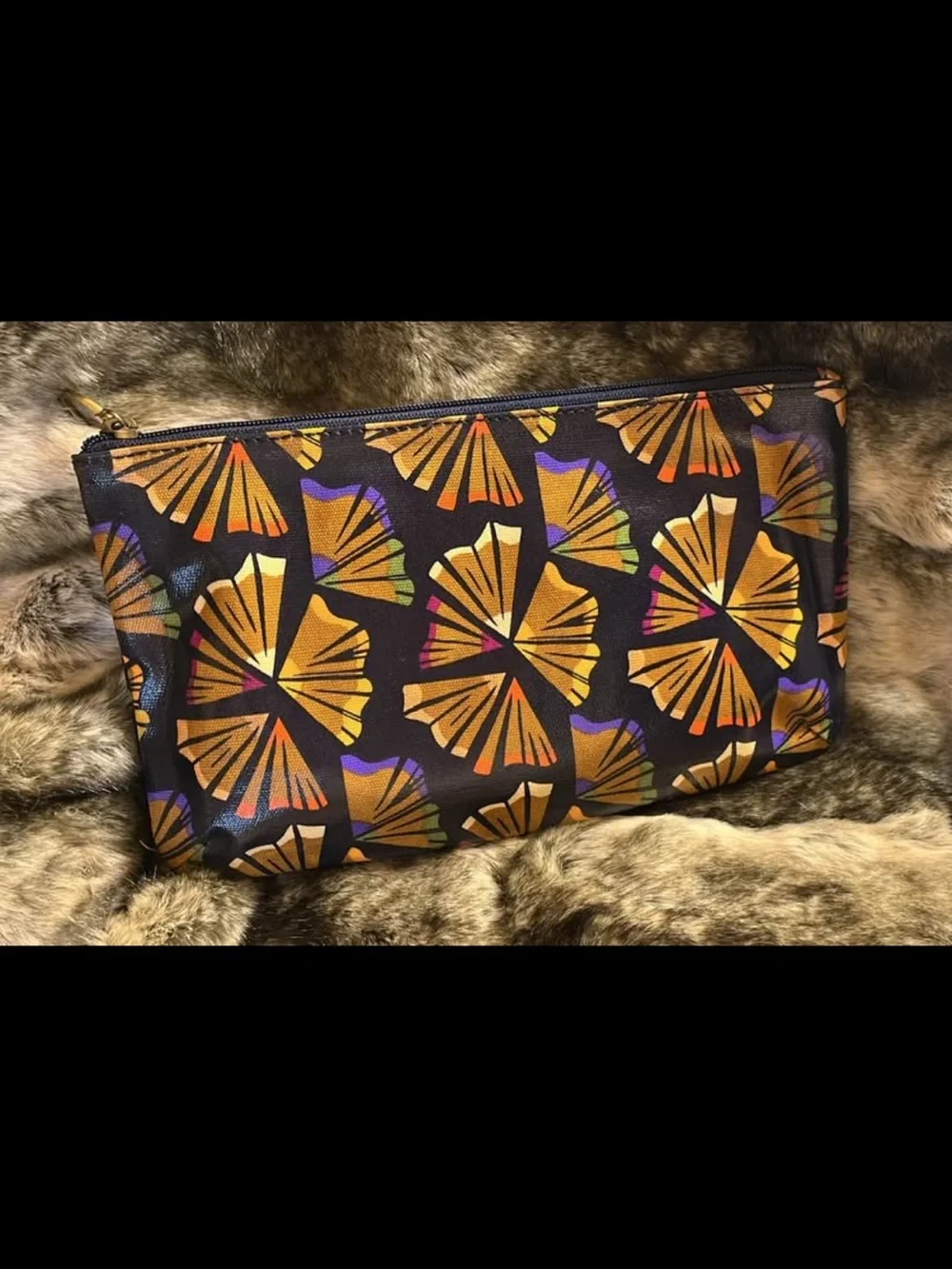 Fossil Colored Pencil Shavings Print Bags & Wallet Novelty Matching Set